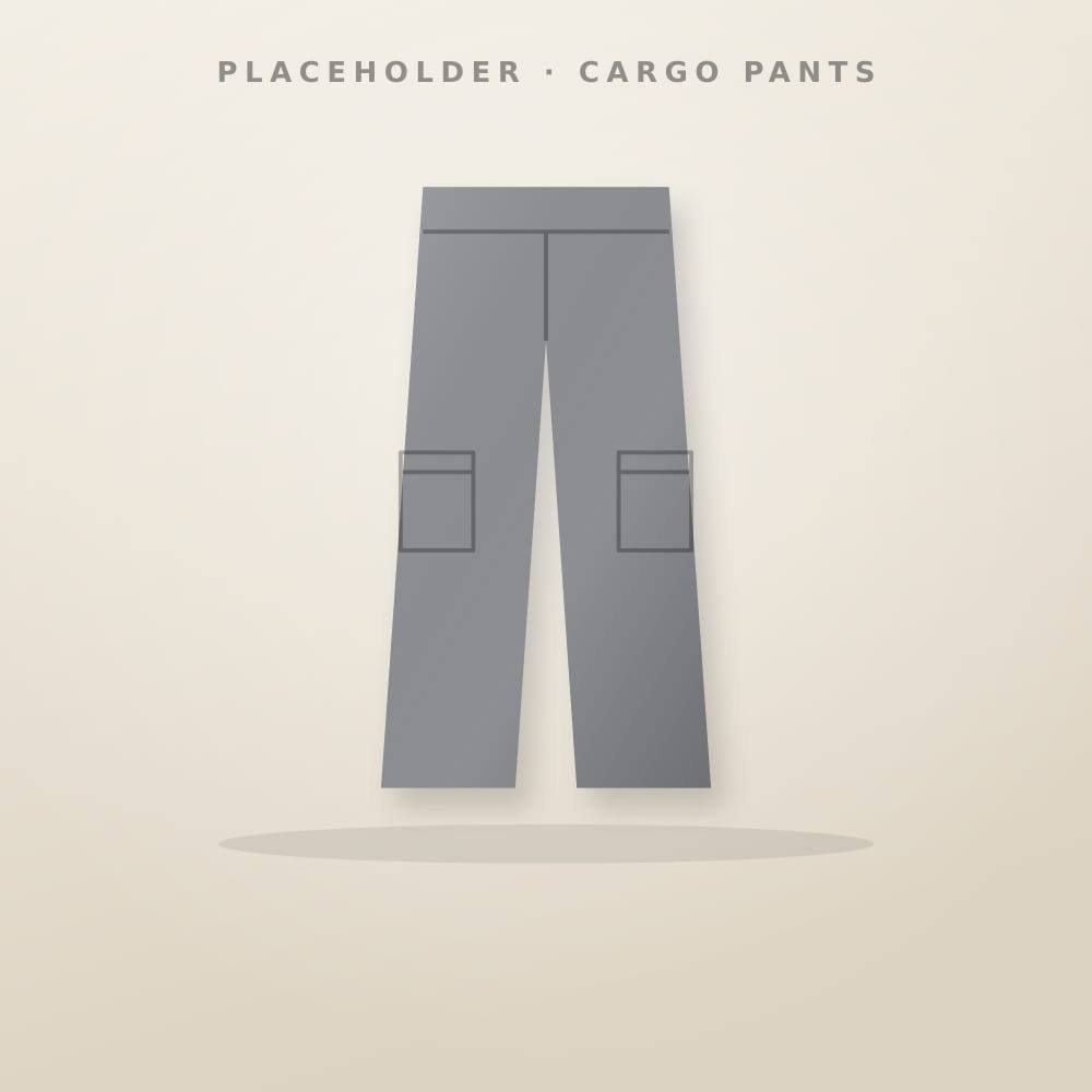 Grey Relaxed Cargo