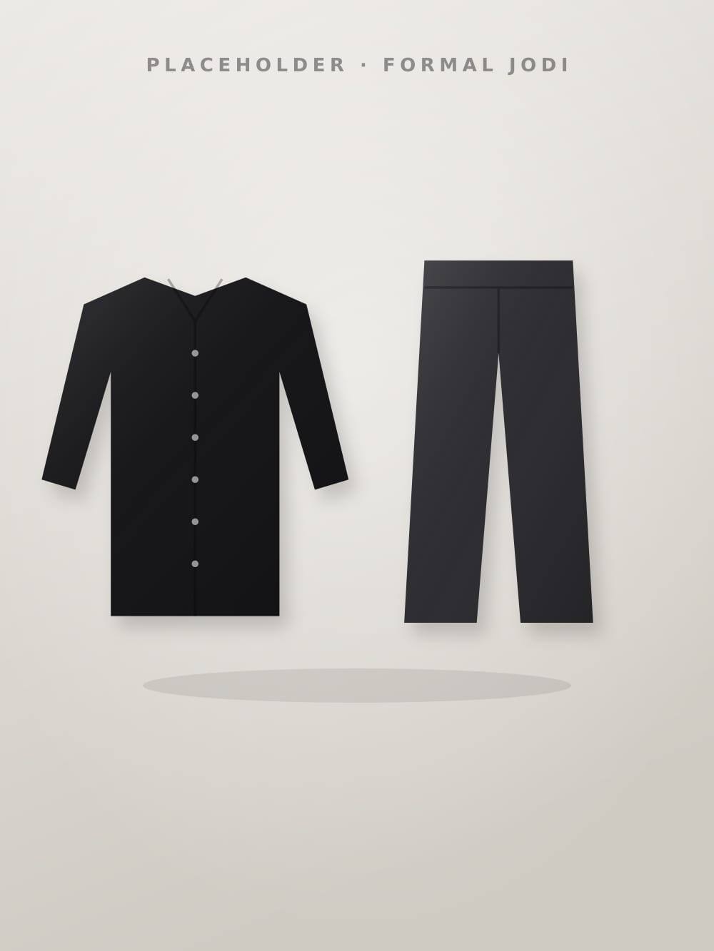 Black Shirt + Grey Pant Jodi