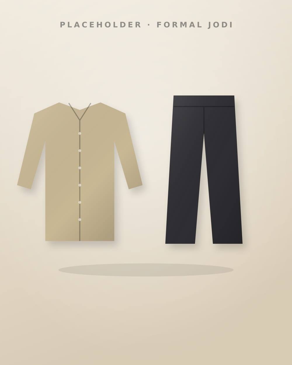Sand Shirt + Brown Pant Jodi