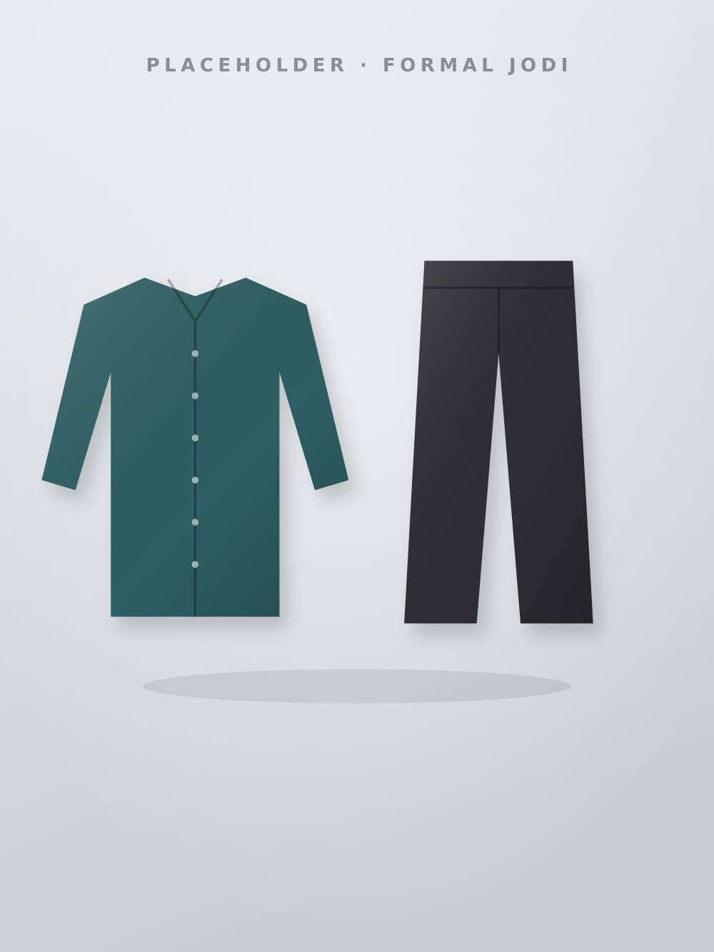 Teal Shirt + Black Pant Jodi