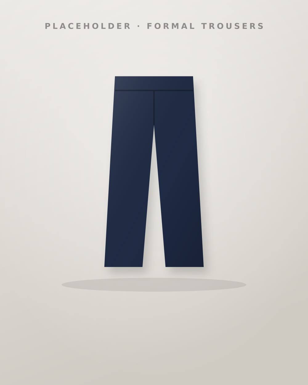 Navy Regular Fit Trouser