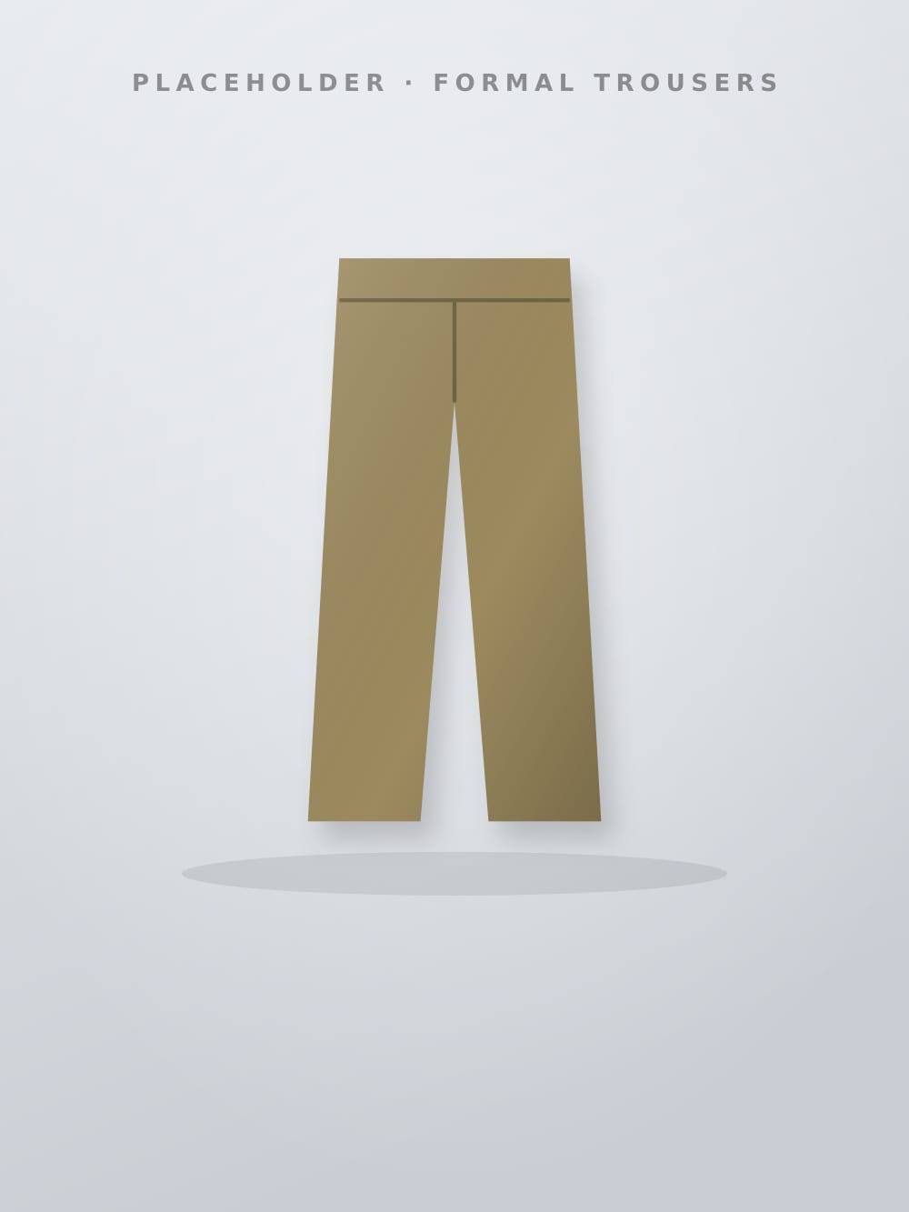 Khaki Regular Fit Trouser