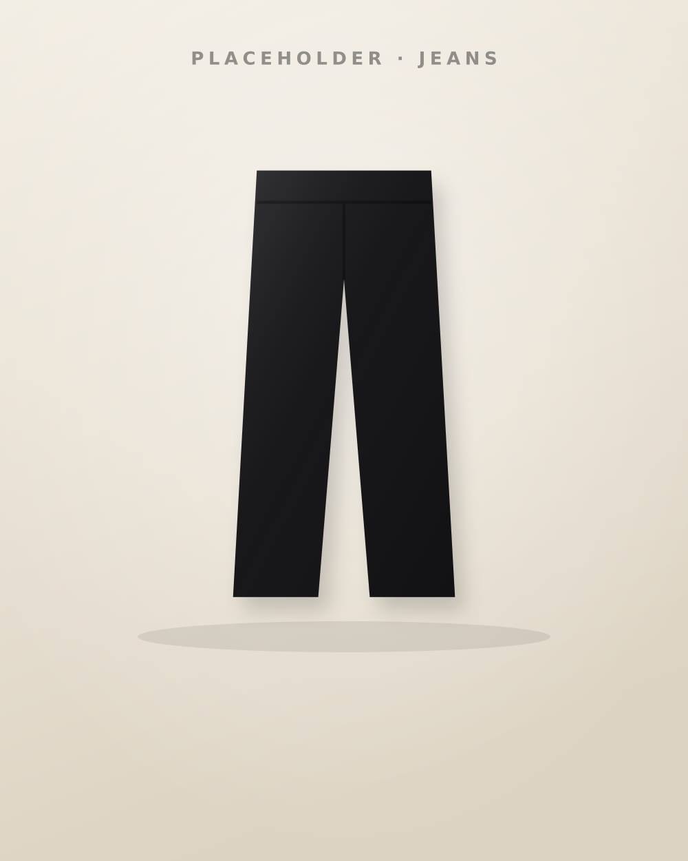 Black Regular Fit Jeans