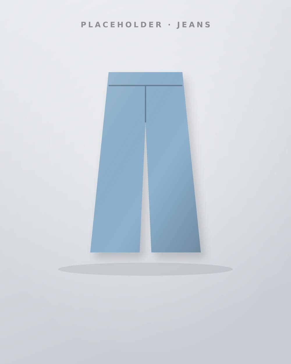 Ice Blue Baggy Jeans