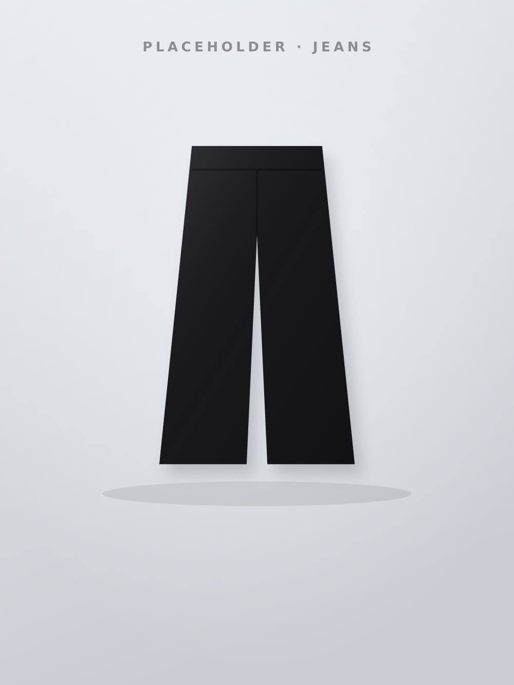 Jet Black Baggy Jeans