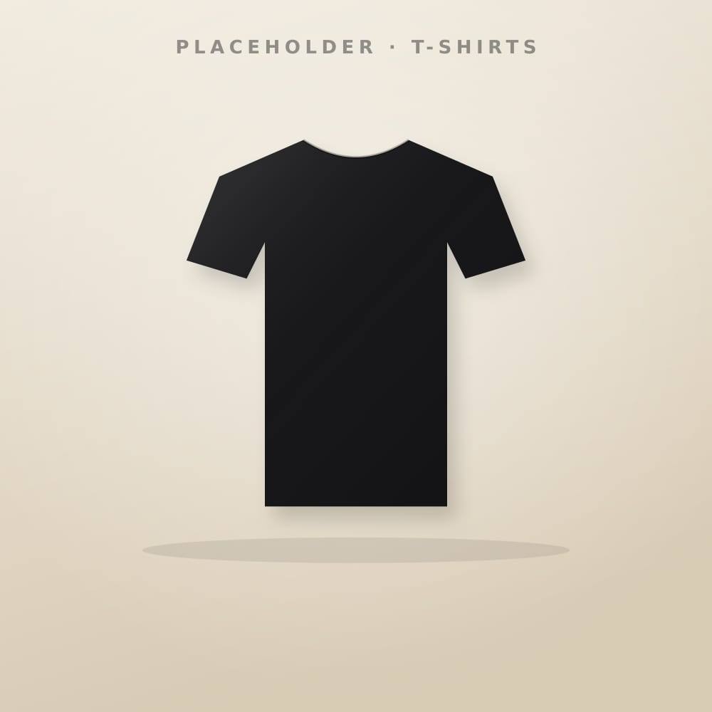 Black Round-Neck Tee